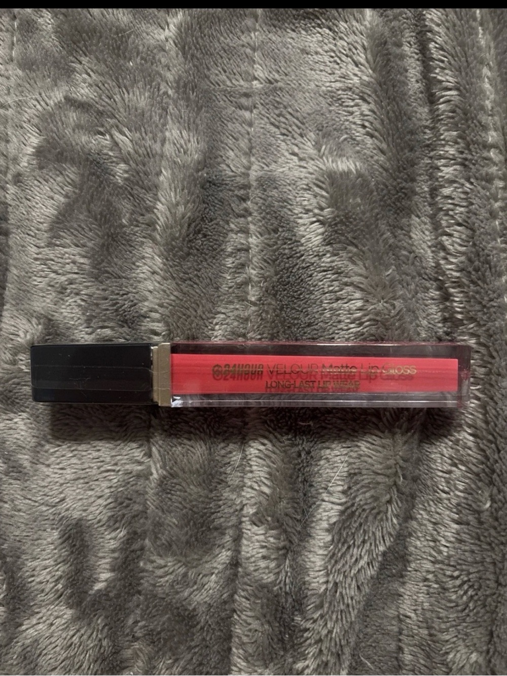 Matte Liquid Lip Gloss - Bright Coral Red